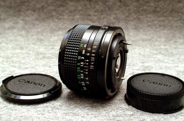 （綺麗）Canon キャノン 純正 FD 28mm 単焦点高級ワイドレンズ 1:2.8 希少・完動品_画像2