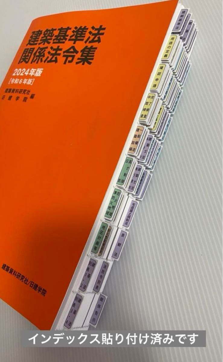 2024年版 建築基準法関係法令集 1級建築士用条文ポイント①② 2024年版 建築基準法関係法令集 1級建築士用条文ポイント①②
