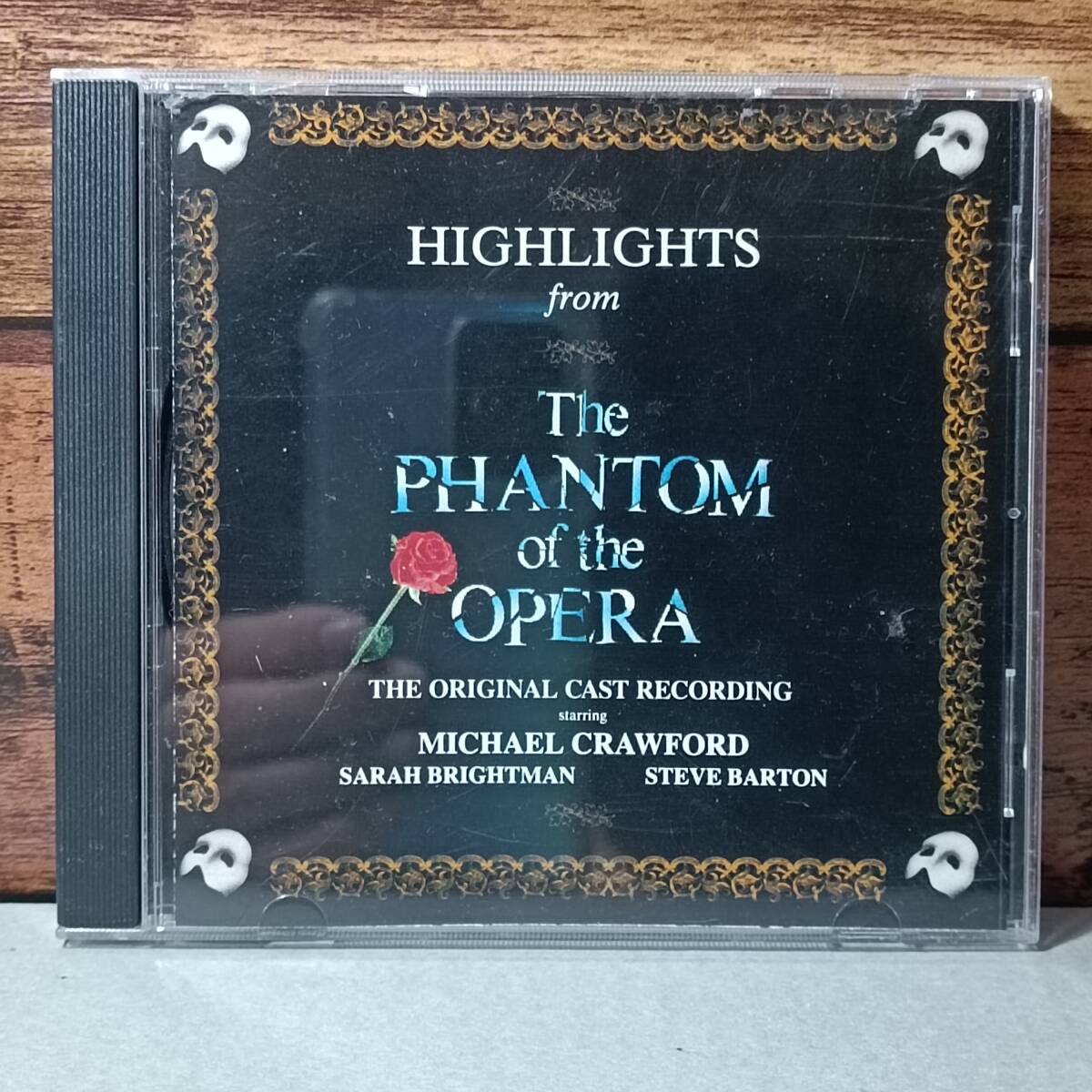 【中古CD】オペラ座の怪人（ハイライト版）（HIGHLIGHTS FROM THE PHANTOM OF THE OPERA）　海外盤　O078_画像1