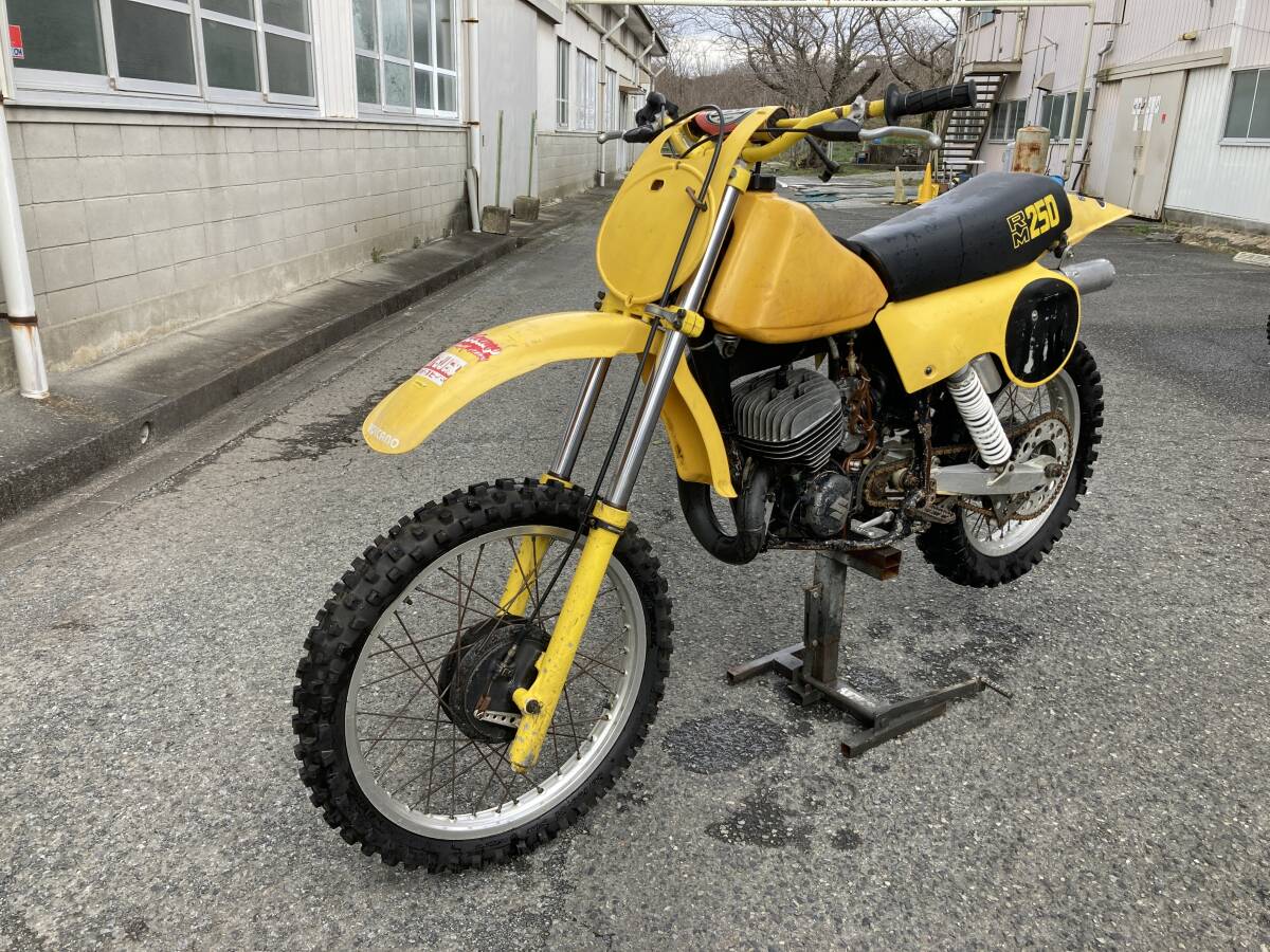 ★希少 SUZUKI RM250 1979年 ビンテージモトクロス　ツインショック　空冷　VMX_画像1