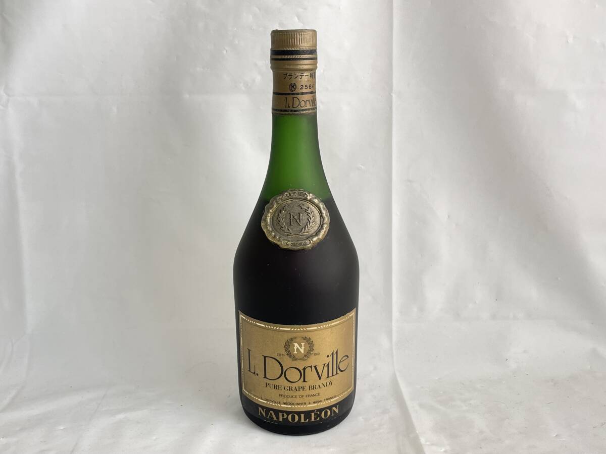 ST0603-20I　L.Dorville　NAPOLEON　700ml　40％　ル・ドーヴィル　ナポレオン　ブランデー　古酒_画像1