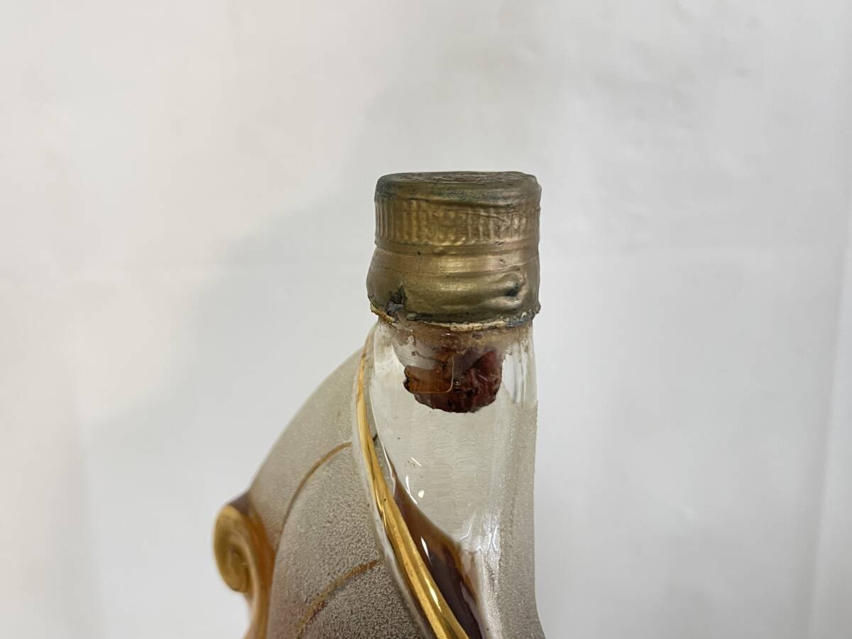 ST0603-44I　訳あり　LARSEN　COGNAC　700ml　40％　ラーセン　コニャック　ブランデー　バイキングシップ　クリアボトル　古酒_画像5