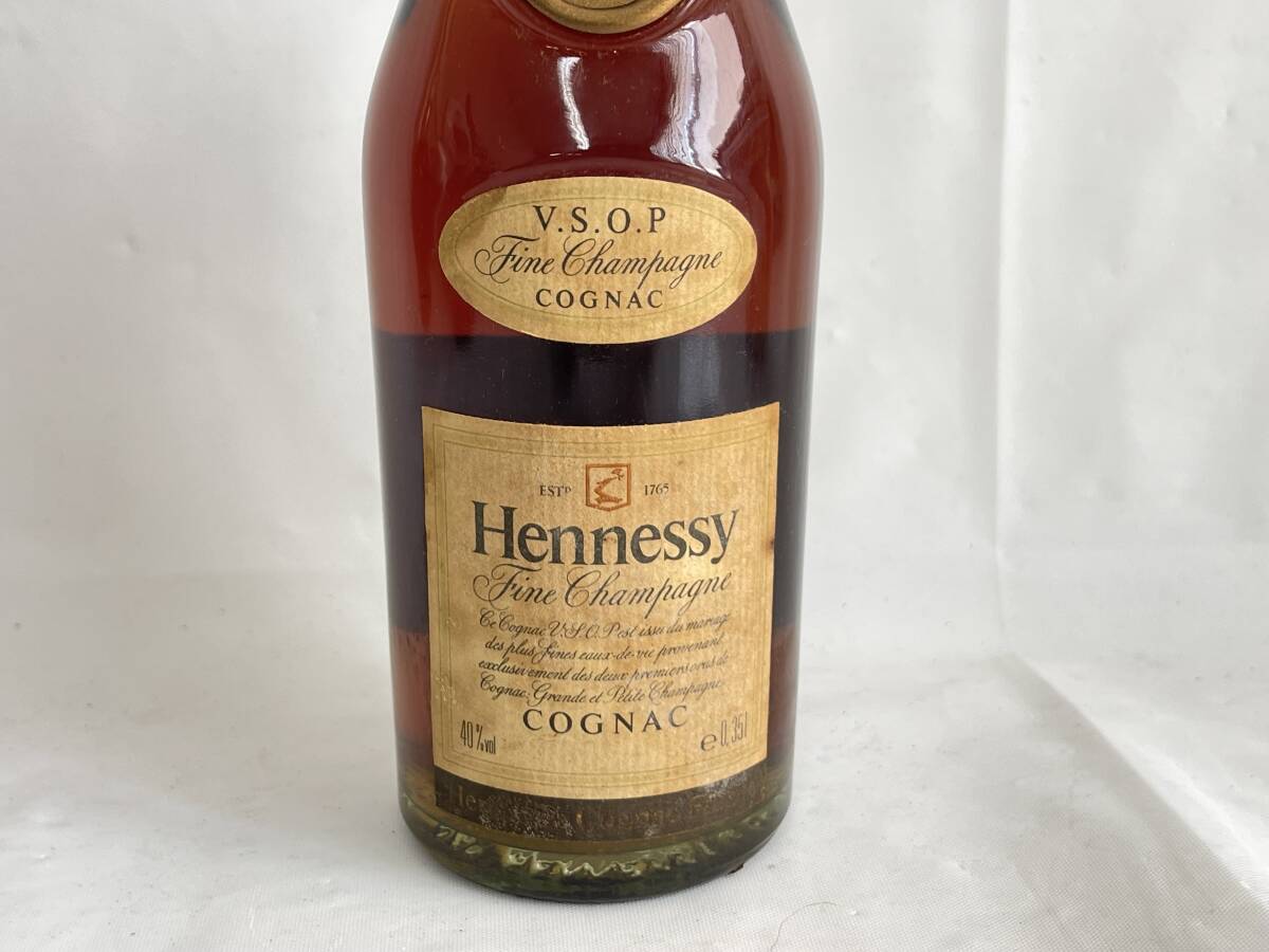 SN0603-55I　Hennessy　V.S.O.P　COGNAC　350ml　40％　ヘネシー　コニャック　ブランデー　古酒_画像2