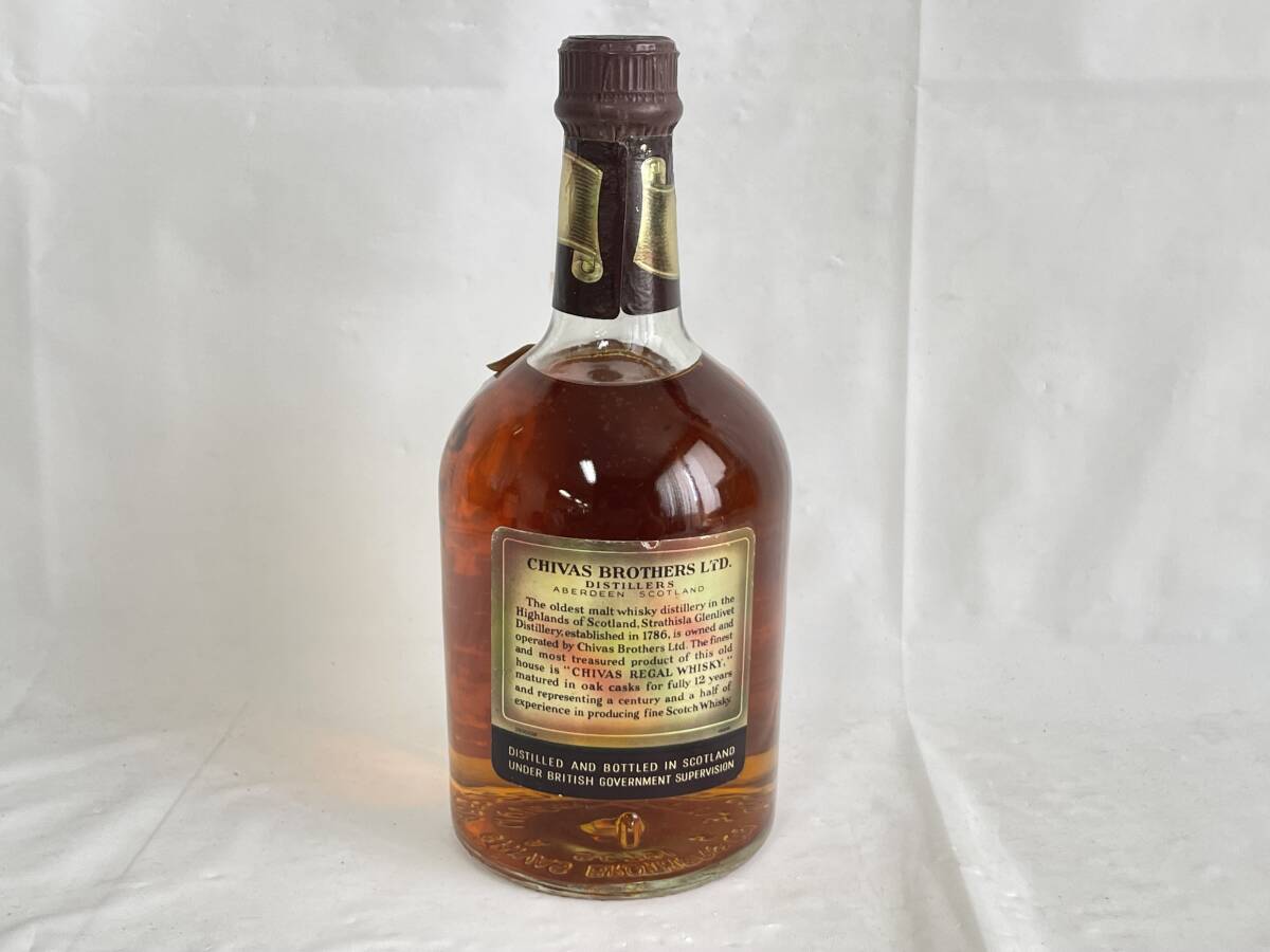 MI0603-78I　CHIVAS REGAL　12年　SCOTCH WHISKY　750ml　43％　シーバスリーガル　スコッチウイスキー　古酒_画像3