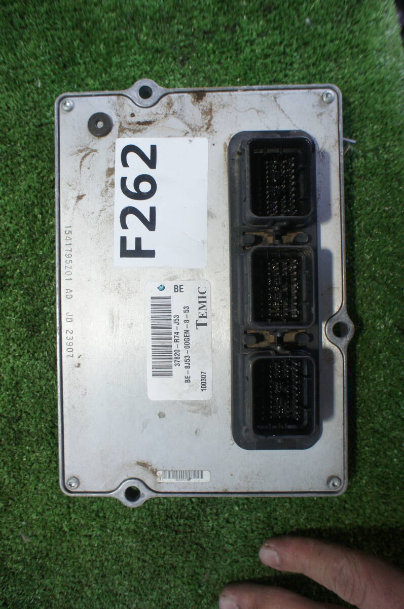 F262　ホンダ インスパイア 型式DBA-CP3 ECU(エンジンコントロールユニット) 37820-R74-j53 　 エンジンコンピューター_画像1