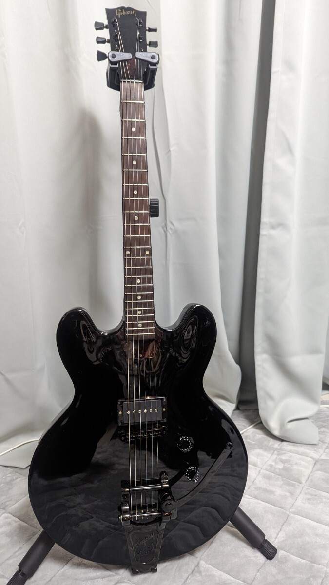 Gibson Memphis ES-335 Studio Ebony 2013 ギブソン セミアコ エレキギター_画像2