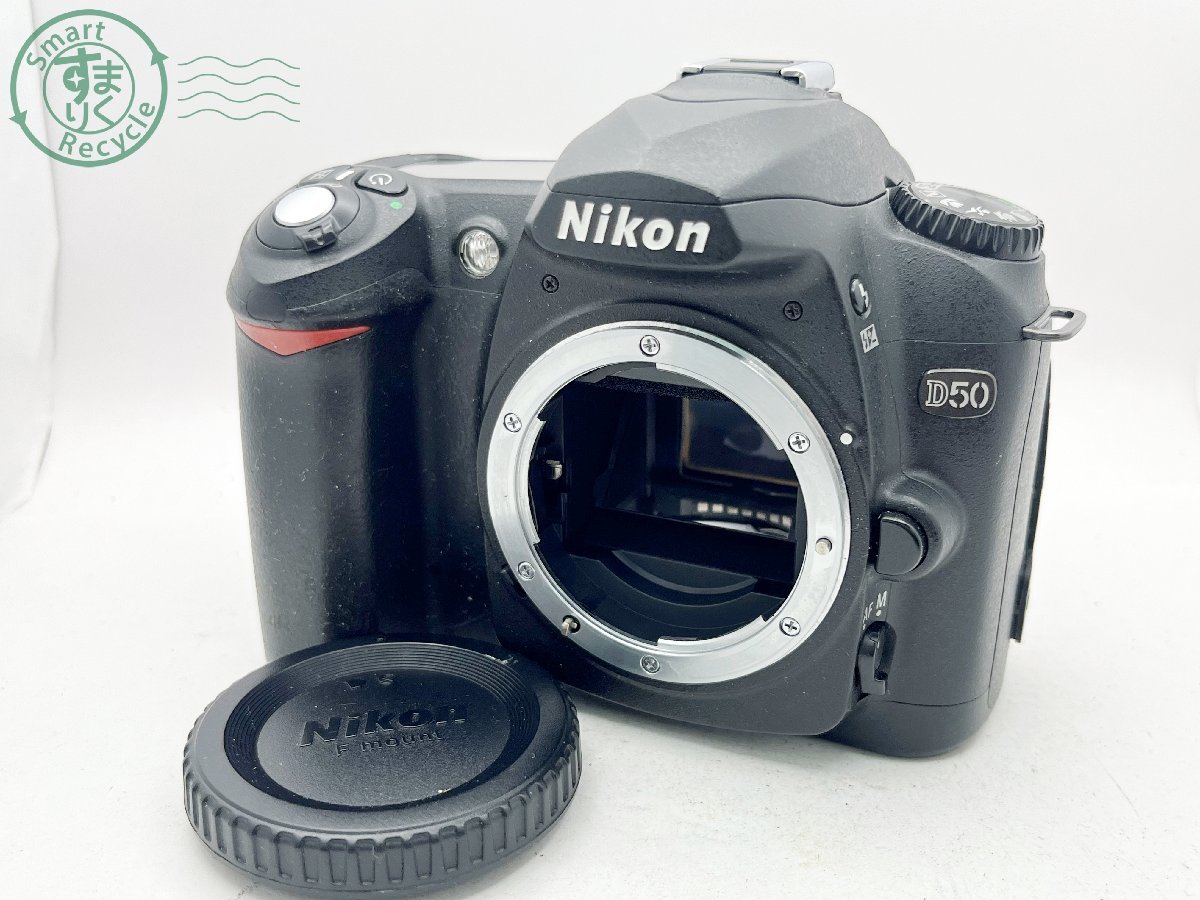 2403630168　■ Nikon ニコン D50 一眼レフデジタルカメラ ボディ バッテリー付き 通電確認済み フラッシュ不可 ジャンク カメラ_画像1