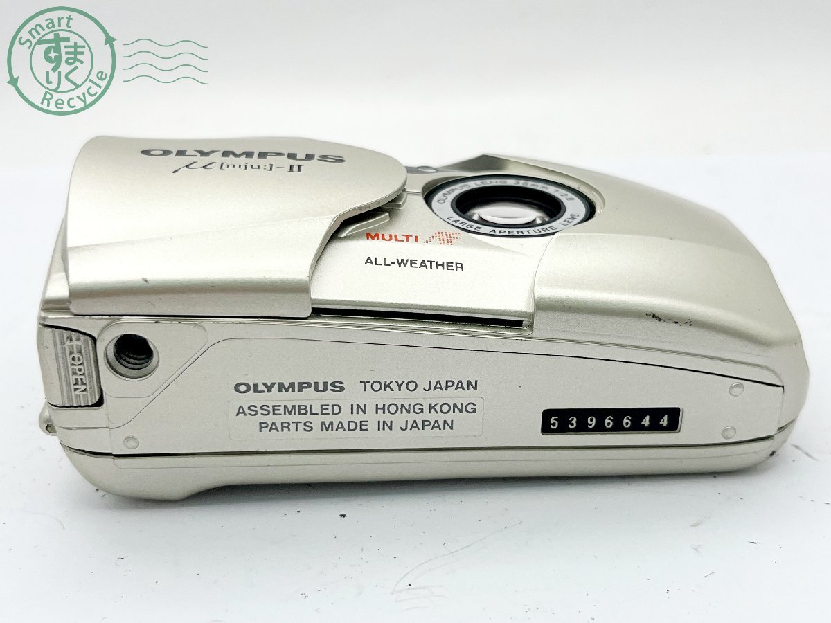 2403631457　■ OLYMPUS オリンパス μ[mju:]-Ⅱ コンパクトフィルムカメラ 通電確認済み シャッターOk カメラ_画像4