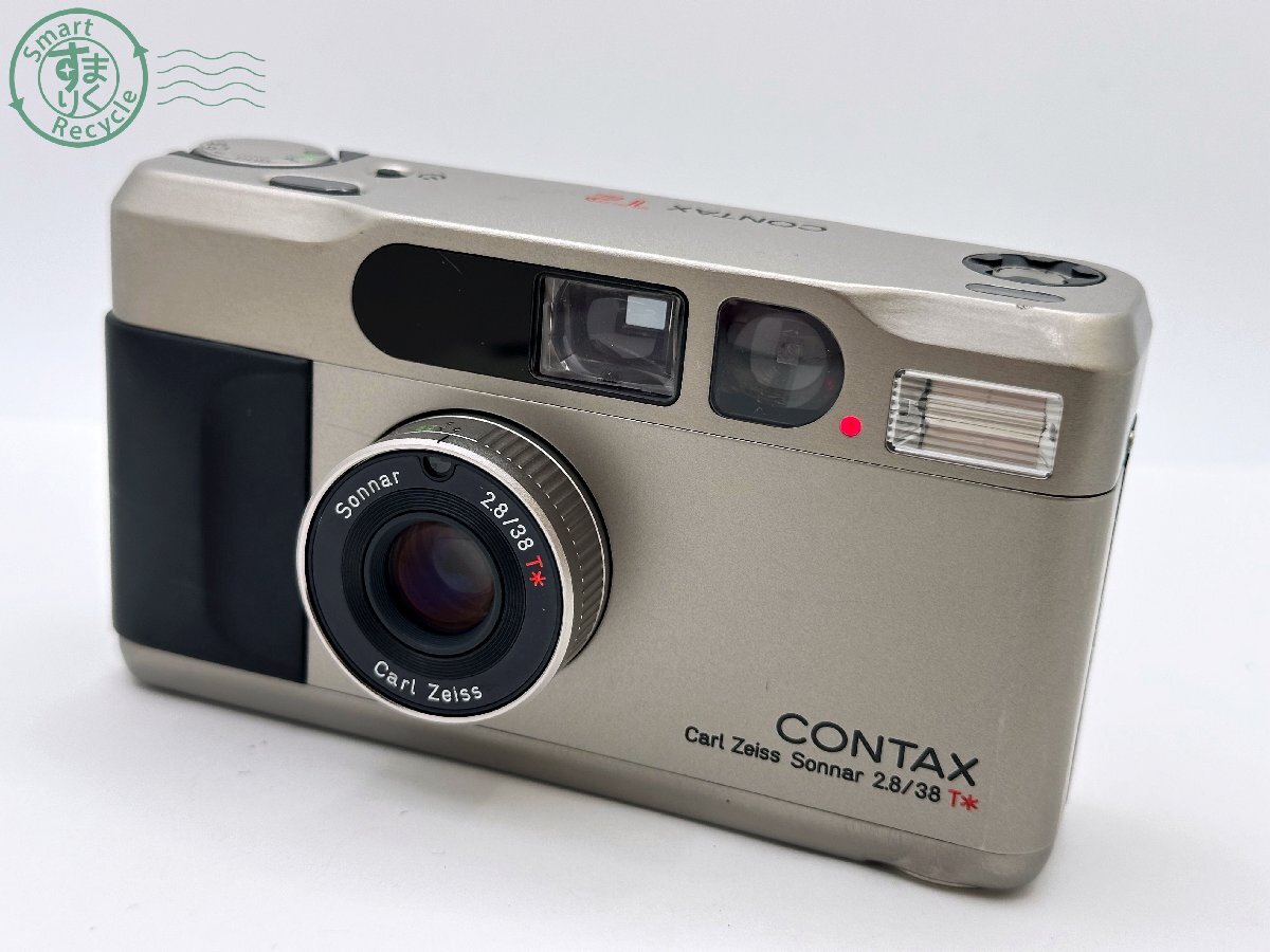 2403672710 ▼1円スタート★CONTAX コンタックス T2 Carl Zeiss Sonnar 2.8/38 T* フィルムカメラ コンパクトカメラ 通電確認済の画像1