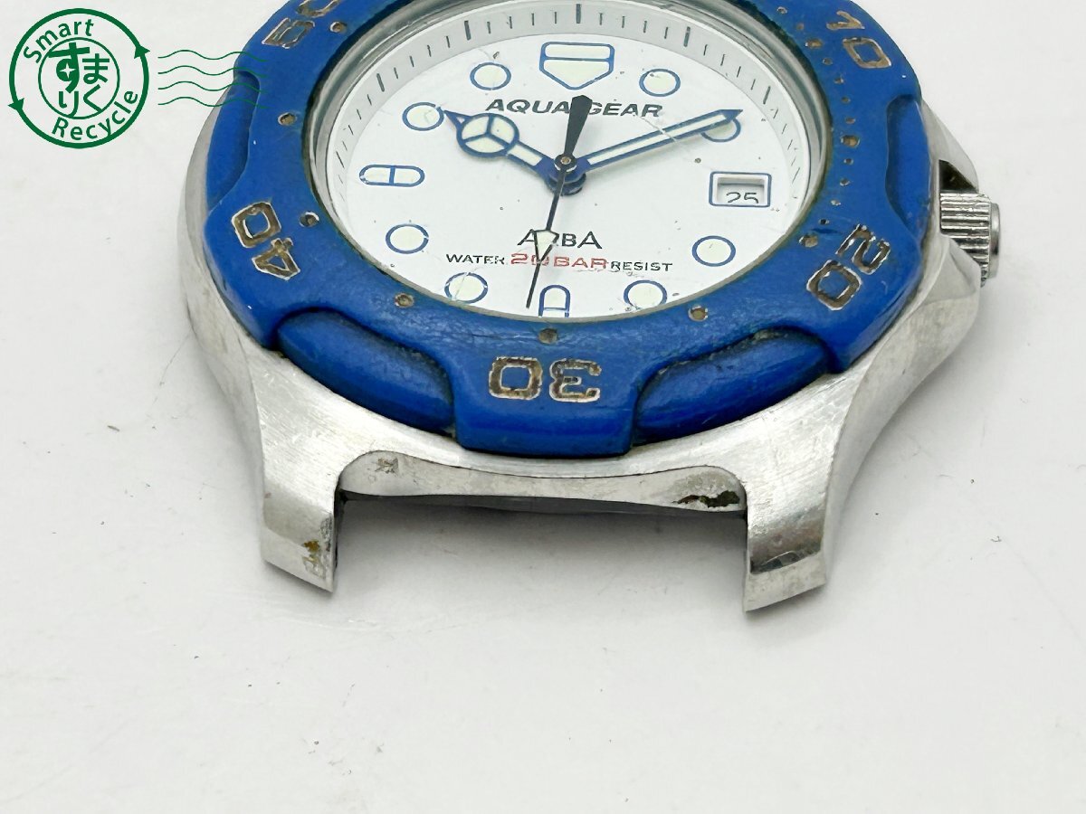 2403282812　 ◇ SEIKO セイコー ALBA アルバ AQUA GEAR アクアギア ペアウォッチ V322-0A00 V701-6050 フェイスのみ QZ 腕時計 中古_画像6