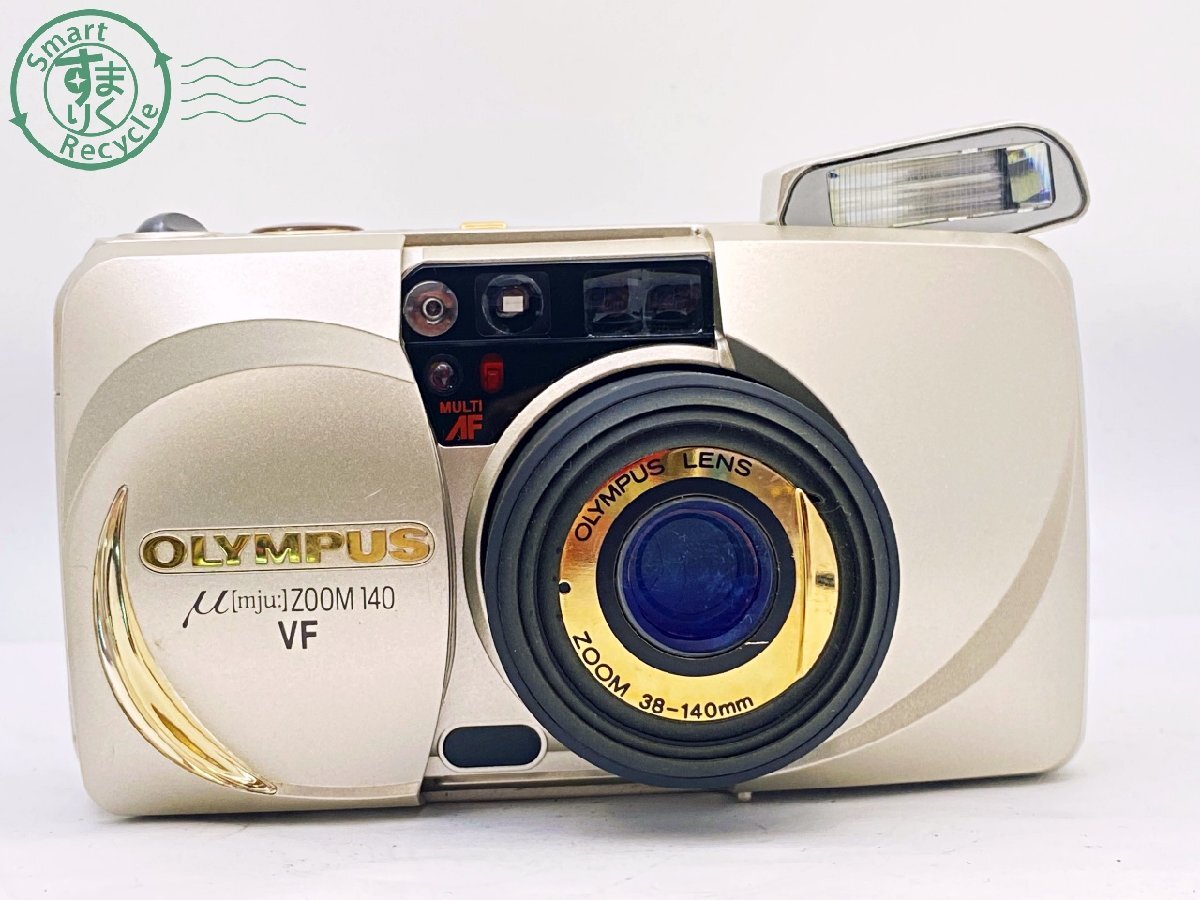 2403604326　●OLYMPUS μ[mju:] ZOOM 140 VF オリンパス ミュー フィルムカメラ コンパクトカメラ 通電確認済み 中古_画像2