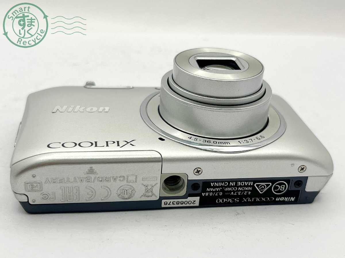 2403304395　■ Nikon ニコン COOKLPIX S3600 デジタルカメラ バッテリー付き 通電確認済み カメラ_画像4