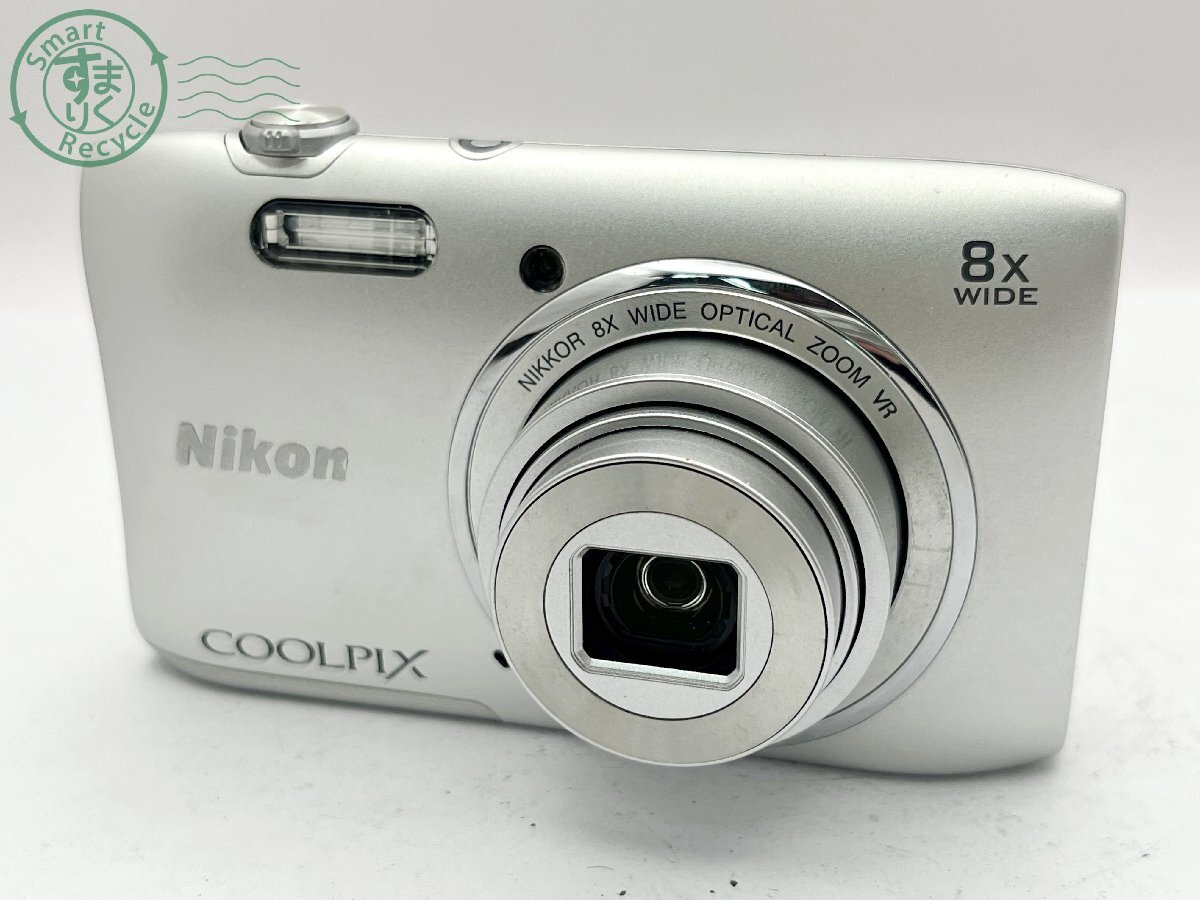 2403304395　■ Nikon ニコン COOKLPIX S3600 デジタルカメラ バッテリー付き 通電確認済み カメラ_画像1