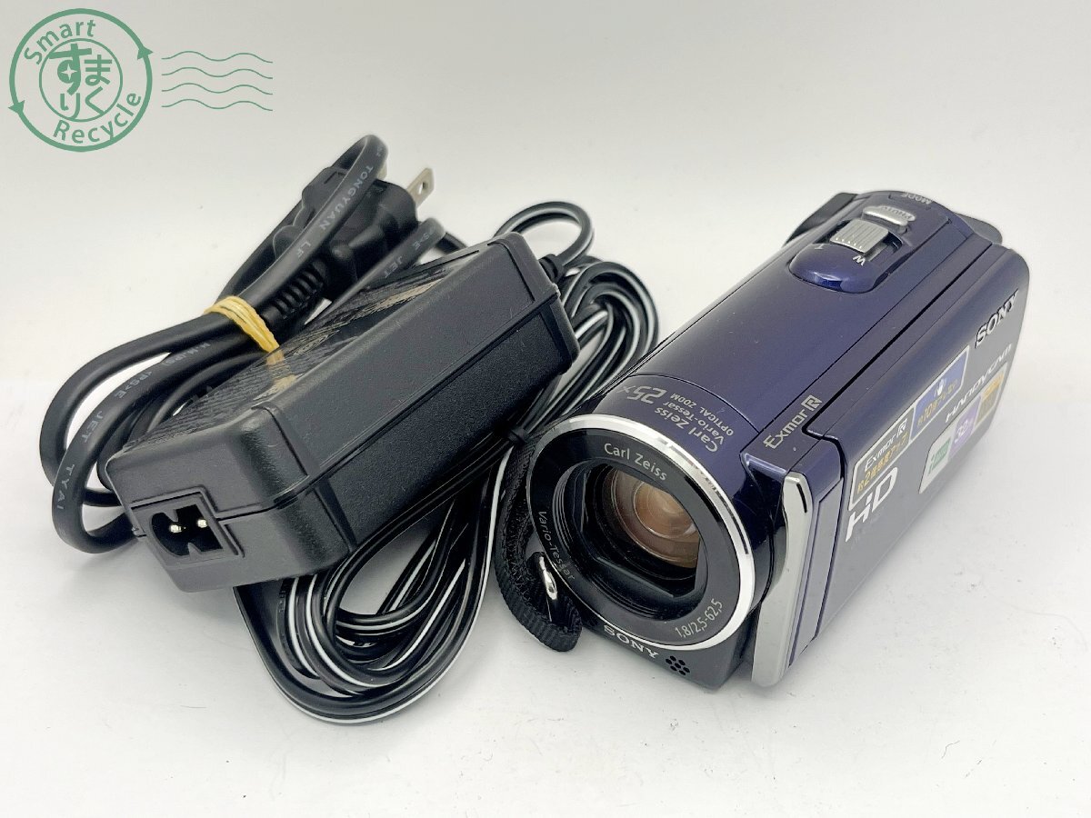 2403604634　■ SONY ソニー handycam HDR-CX170 デジタルビデオカメラ バッテリー・ACアダプター付き 通電確認済み カメラ_画像1