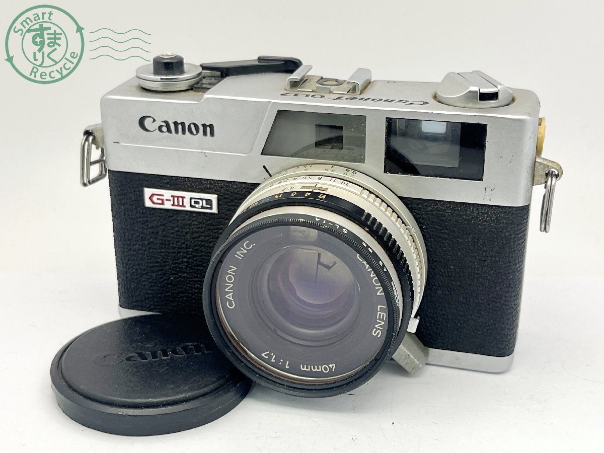 2403604624　■ Canon キヤノン Canonet QL17 G-Ⅲ レンジファインダーフィルムカメラ 空シャッターOK カメラ_画像1