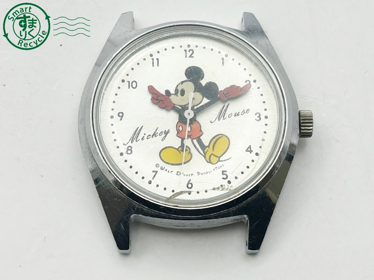 2403604588 ◇ SEIKO セイコー 5000-7000 Disney ディズニータイム ミッキーマウス フェイスのみ 手巻き メンズ 腕時計 中古の画像1