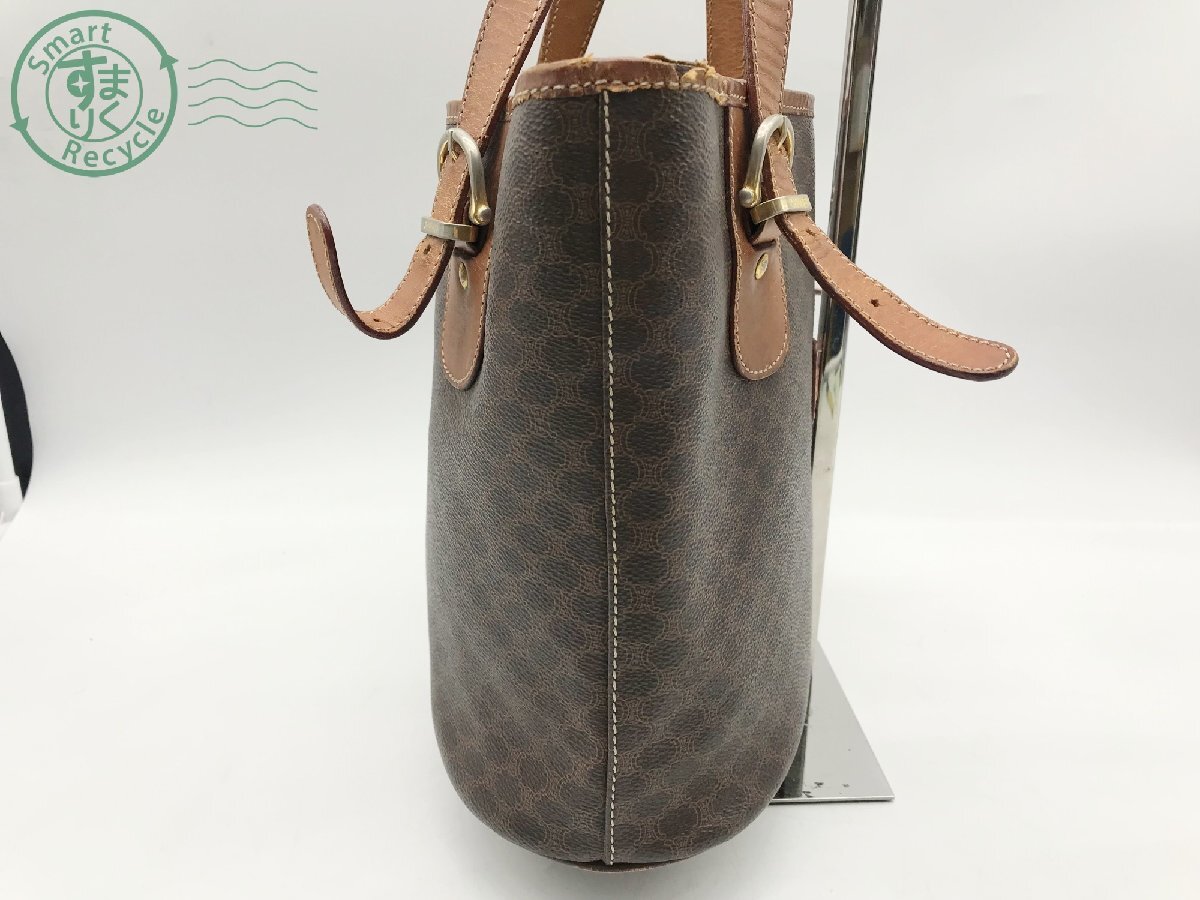 2403604825 ▲ CELINE セリーヌ マカダム柄 M93 バッグ ショルダーバッグ トートバッグ レディース 中古の画像4