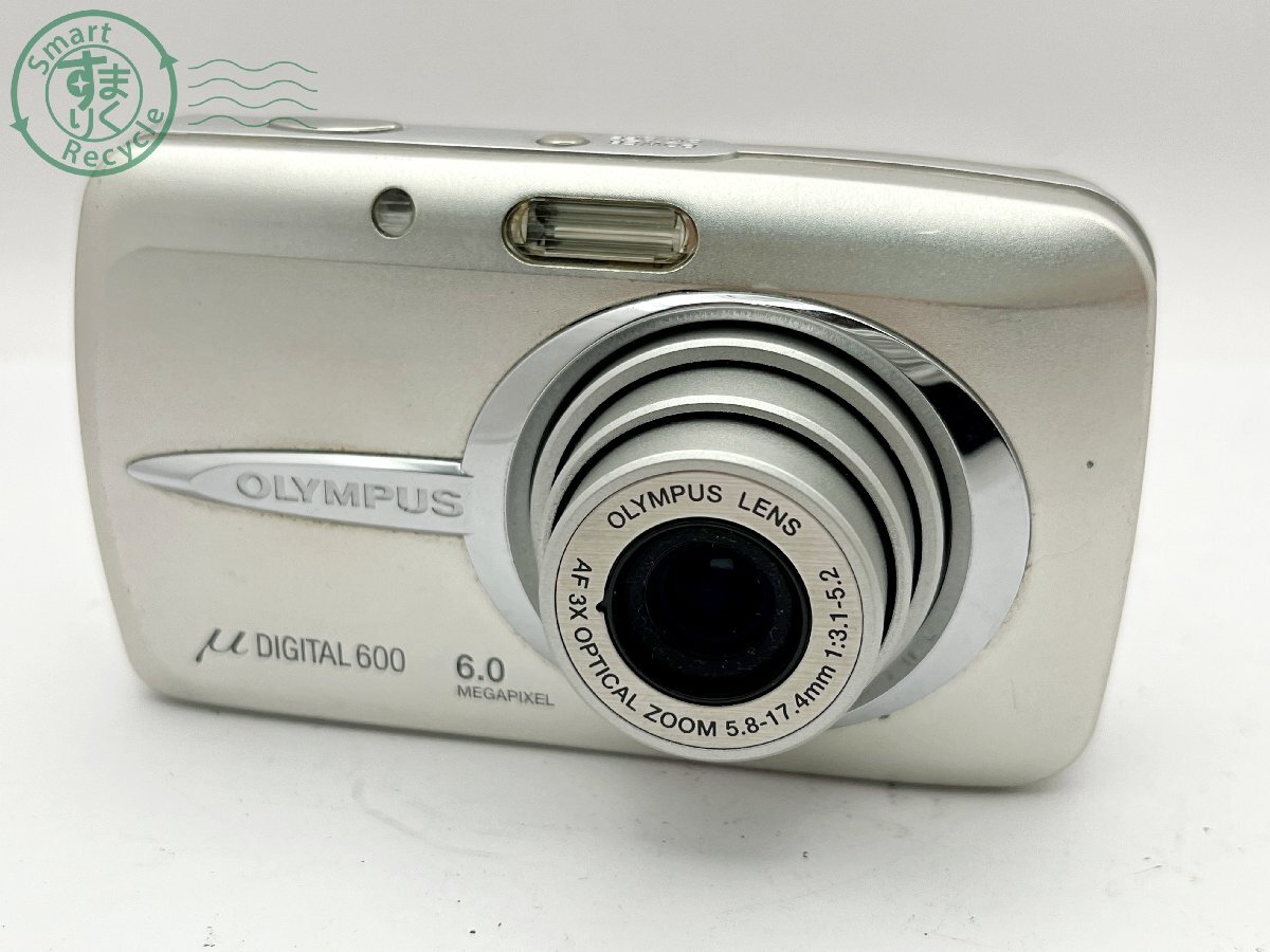 2403604928　■ OLYMPUS オリンパス μ DIGITAL 600 デジタルカメラ バッテリー付き 通電確認済み カメラ_画像1
