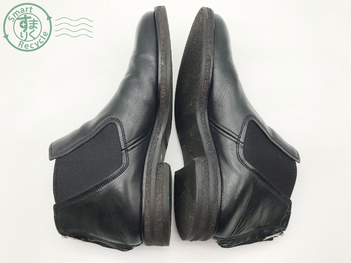 2403605064 ▲ REGAL リーガル ショートブーツ レザーシューズ 靴 黒色 ブラック サイズ 25㎝ 中古の画像4