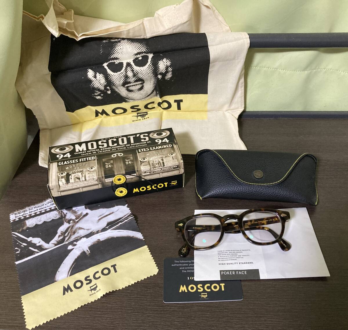 MOSCOT/LEMTOSH JapanLimited Ⅱモスコット/レムトッシュ TORTG 46 ジャパンリミテッドⅡ 正規取扱店ポーカーフェイスでの購入品 JPN　LTD_画像1