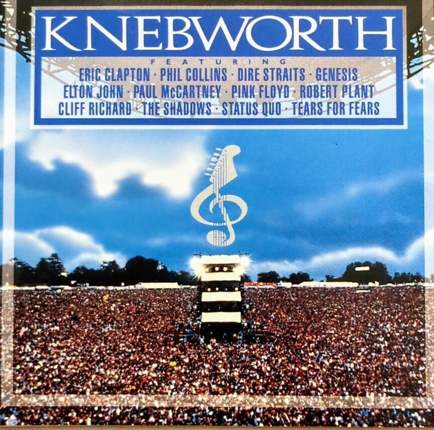 2CD ネブワース LIVE 2枚組 Knebworth THE ALBUM 90年 EUROPE盤 ジミー・ペイジ ロバート・プラント エリック・クラプトン ピンクフロイド_画像1