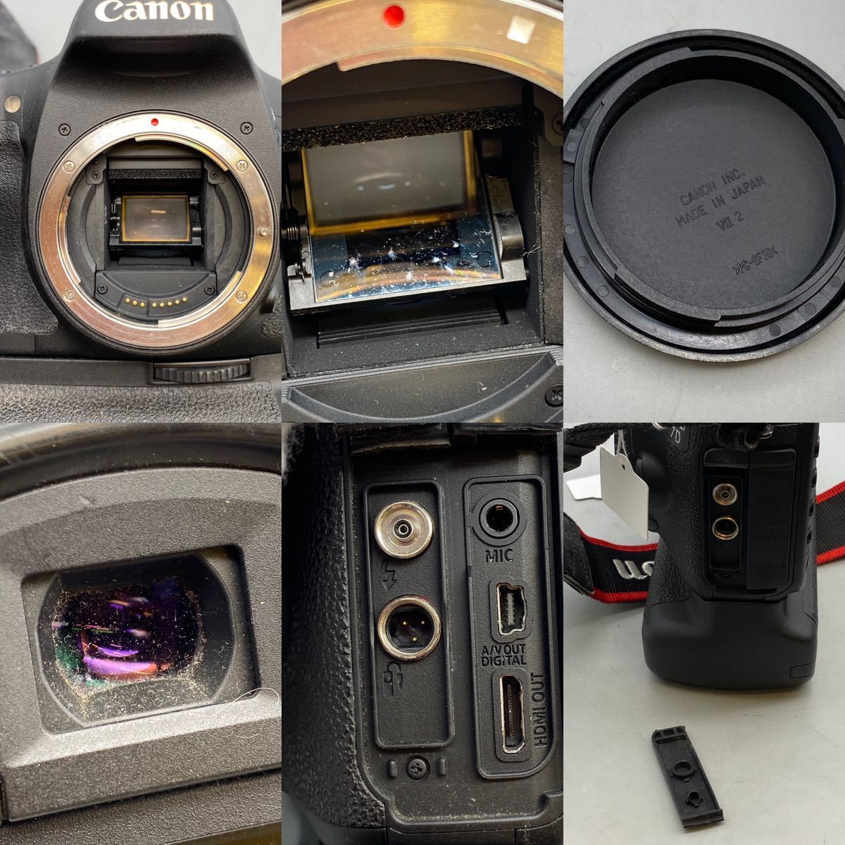 【A16】Canon EOS 7D キヤノン カメラ レンズ まとめ ET-73B EF-S15-85ｍｍ ズームレンズ EF 70-300mm バッテリーチャージャー 動作未確認_画像3