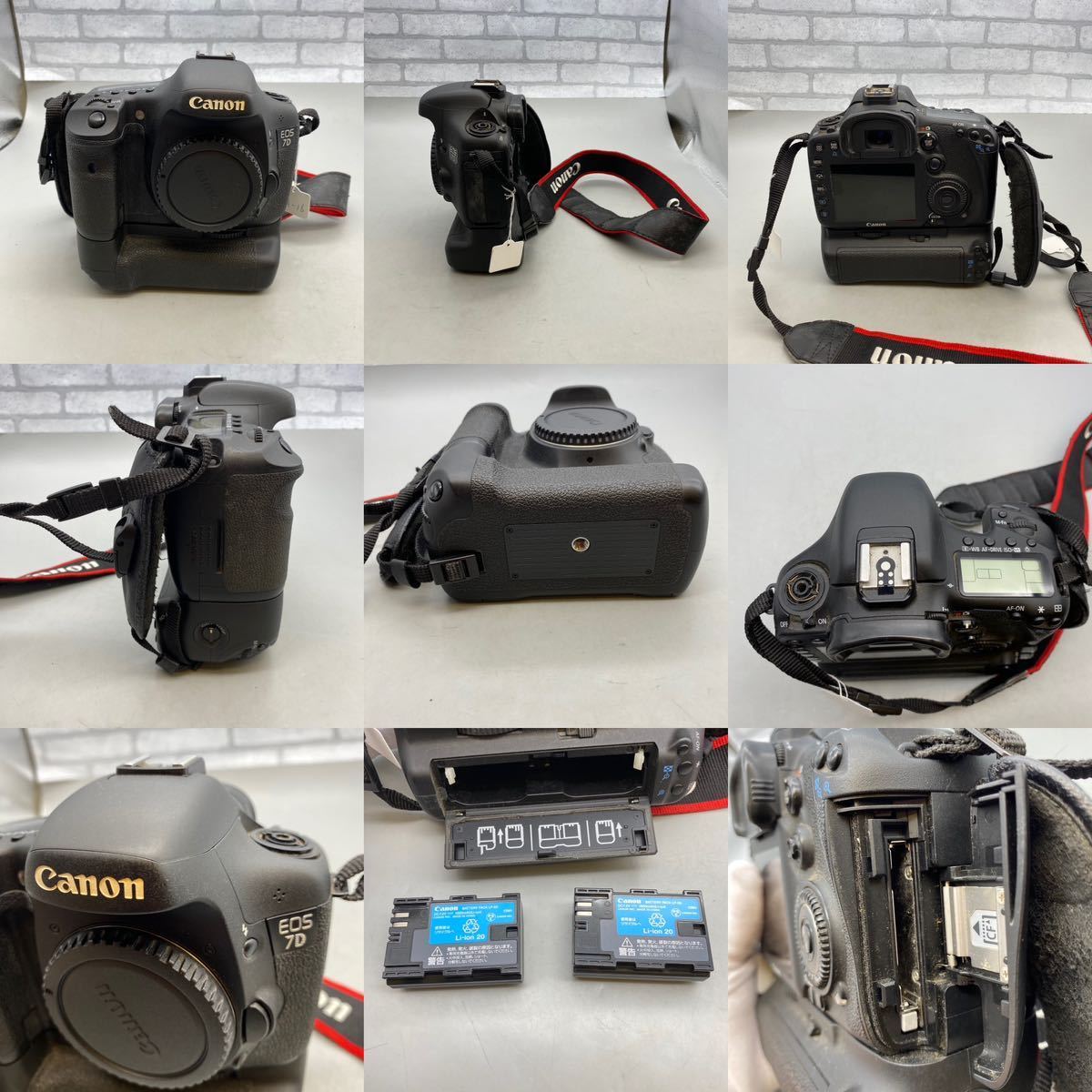 【A16】Canon EOS 7D キヤノン カメラ レンズ まとめ ET-73B EF-S15-85ｍｍ ズームレンズ EF 70-300mm バッテリーチャージャー 動作未確認_画像2