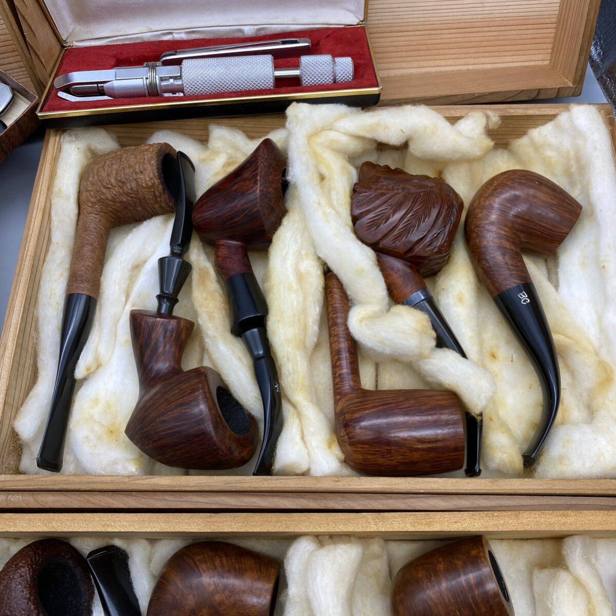 【E-6】キセル パイプ まとめ37本(MOREL Buts Choguiy A-ONE BIGBEN HILSON SAVINELLI GBD KRISWILL BARI DE LUXE SAVINELLI CHACOMなど)の画像3