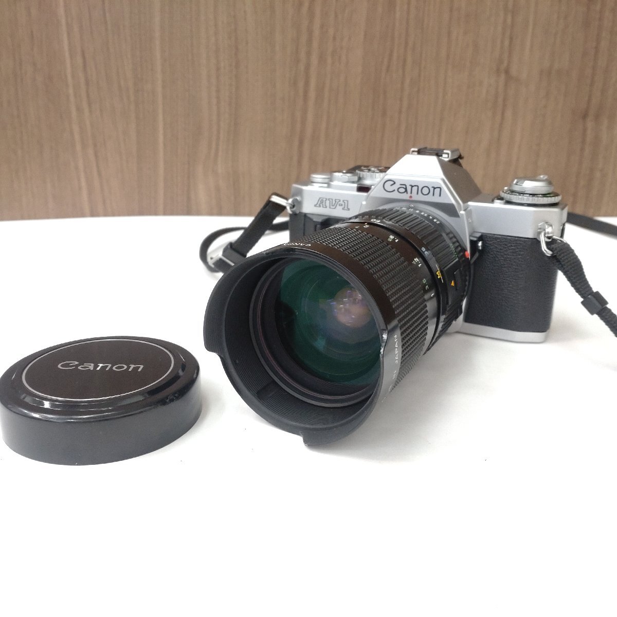 【動作未確認】canon　キャノン　AV-1　レンズ付き　（KG西口店）_画像1