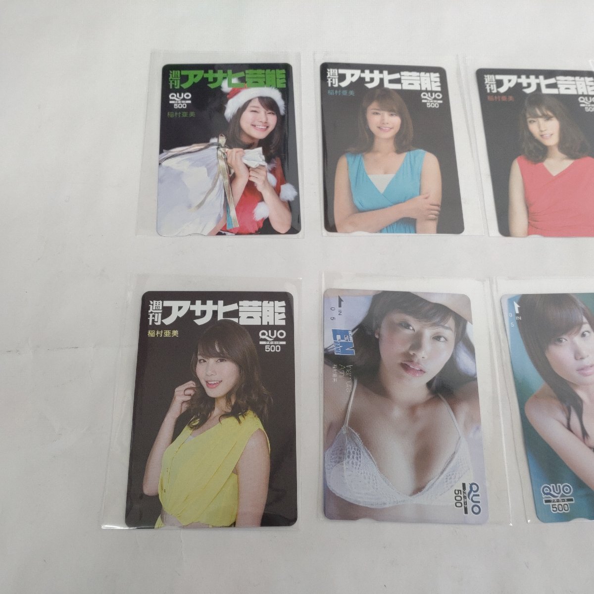 【未使用品・非課税】クオカード　稲村亜美　500円　10枚セット　アイドル・グラビア（KG西口店）_画像2