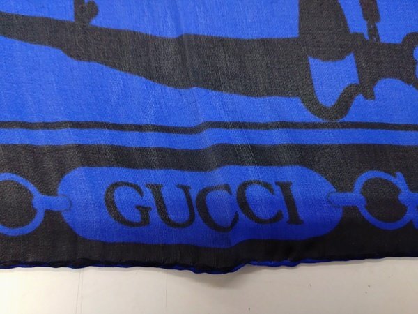 Gucci　グッチ　スカーフ　ストール　■◎_画像6