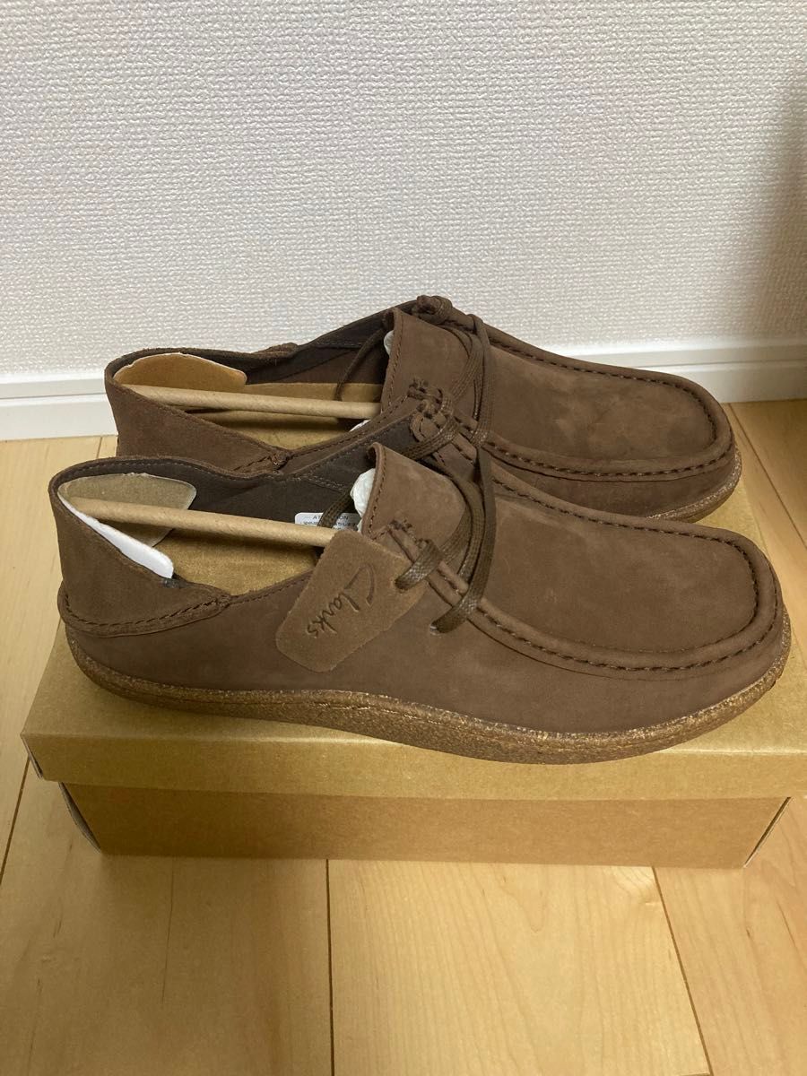 CLARKS クラークス ピルトンワラビー ブラウン 25.5cm