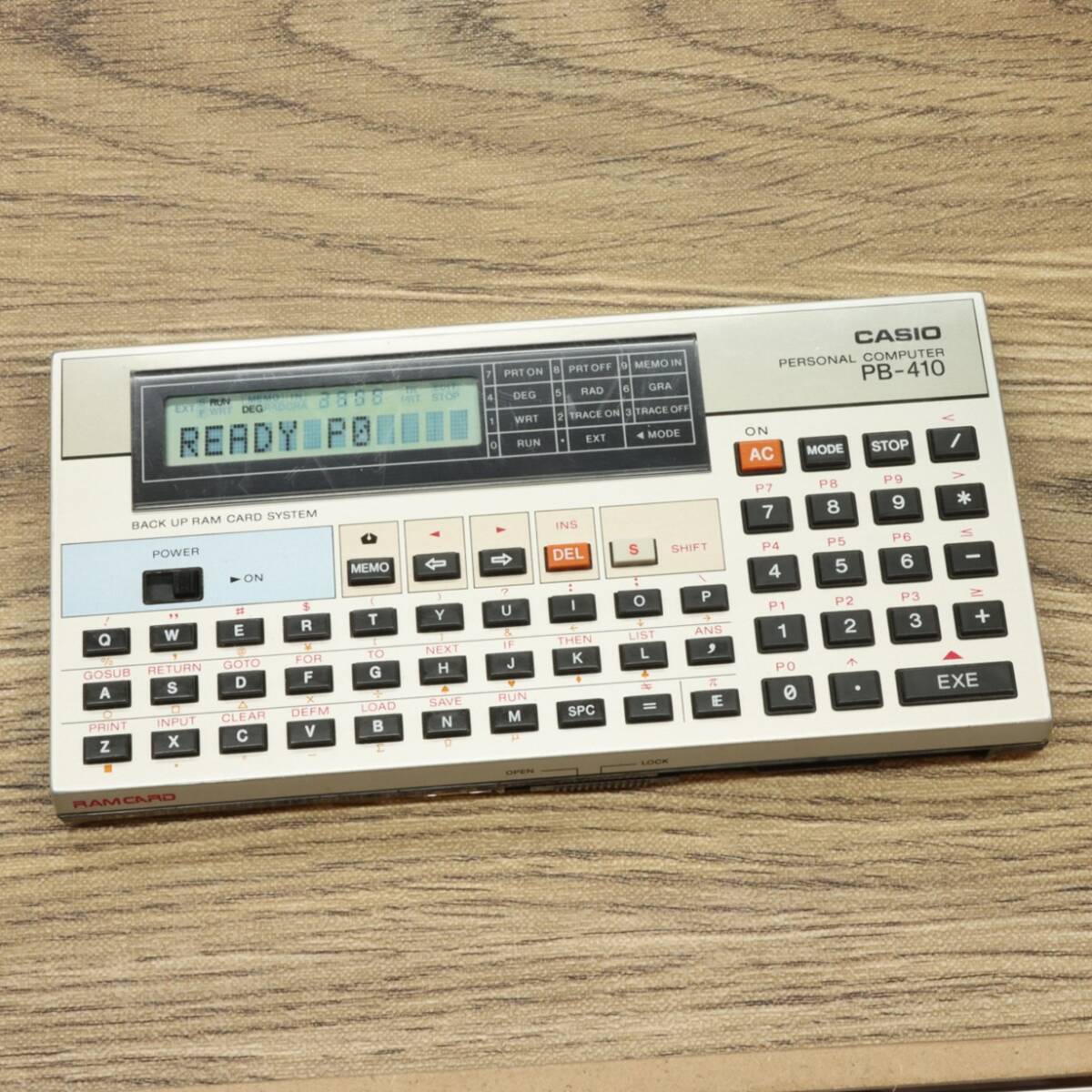 [中古] CASIO PB-410 ポケットコンピュータ (カシオ ポケコン)の画像1