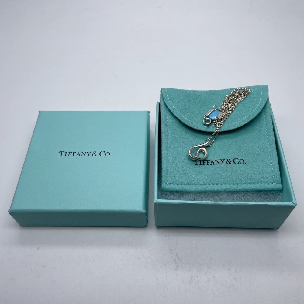 中古AB/使用感小 TIFFANY&Co. ティファニー シルバー925 ネックレス オープン ウエーブ レディース 20458274_画像8