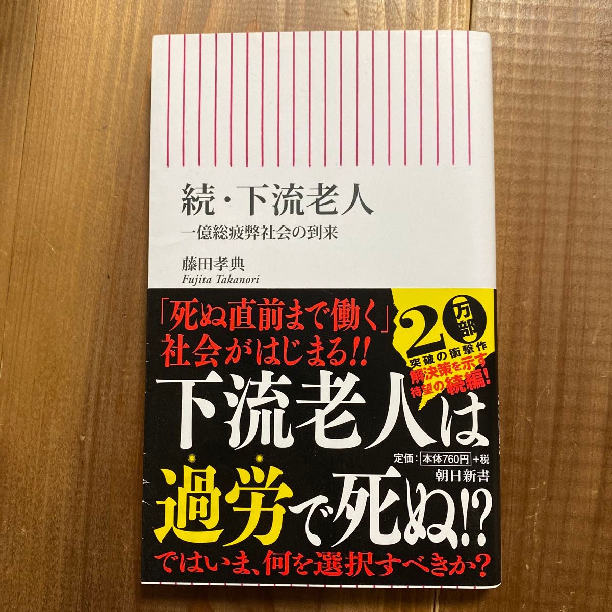 下流老人　続 （朝日新書　５９７） 藤田孝典／著