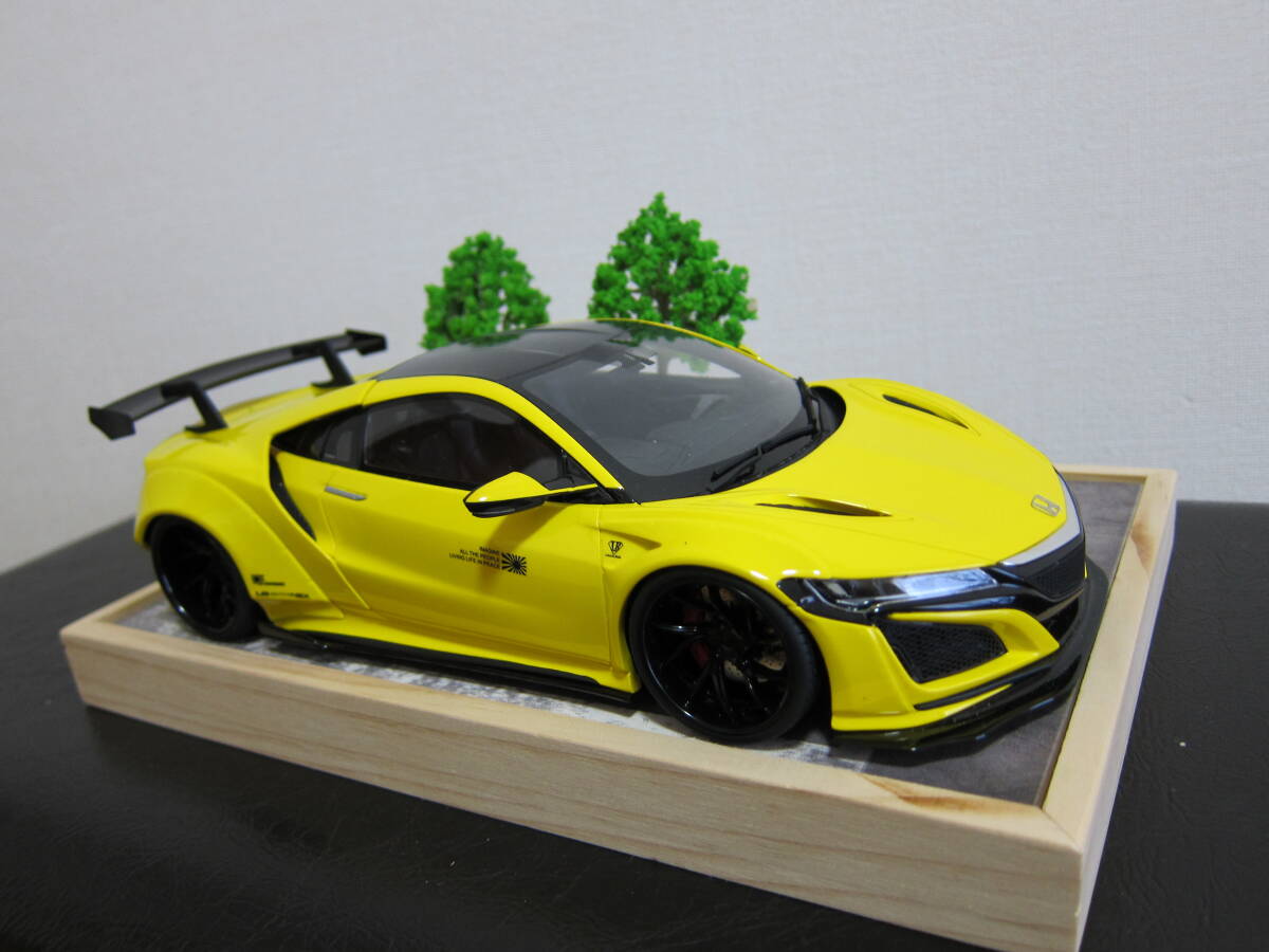 ミニカー 1/18 京商 GTスピリット ホンダ NSX 限定品No.114/504 展示台座付