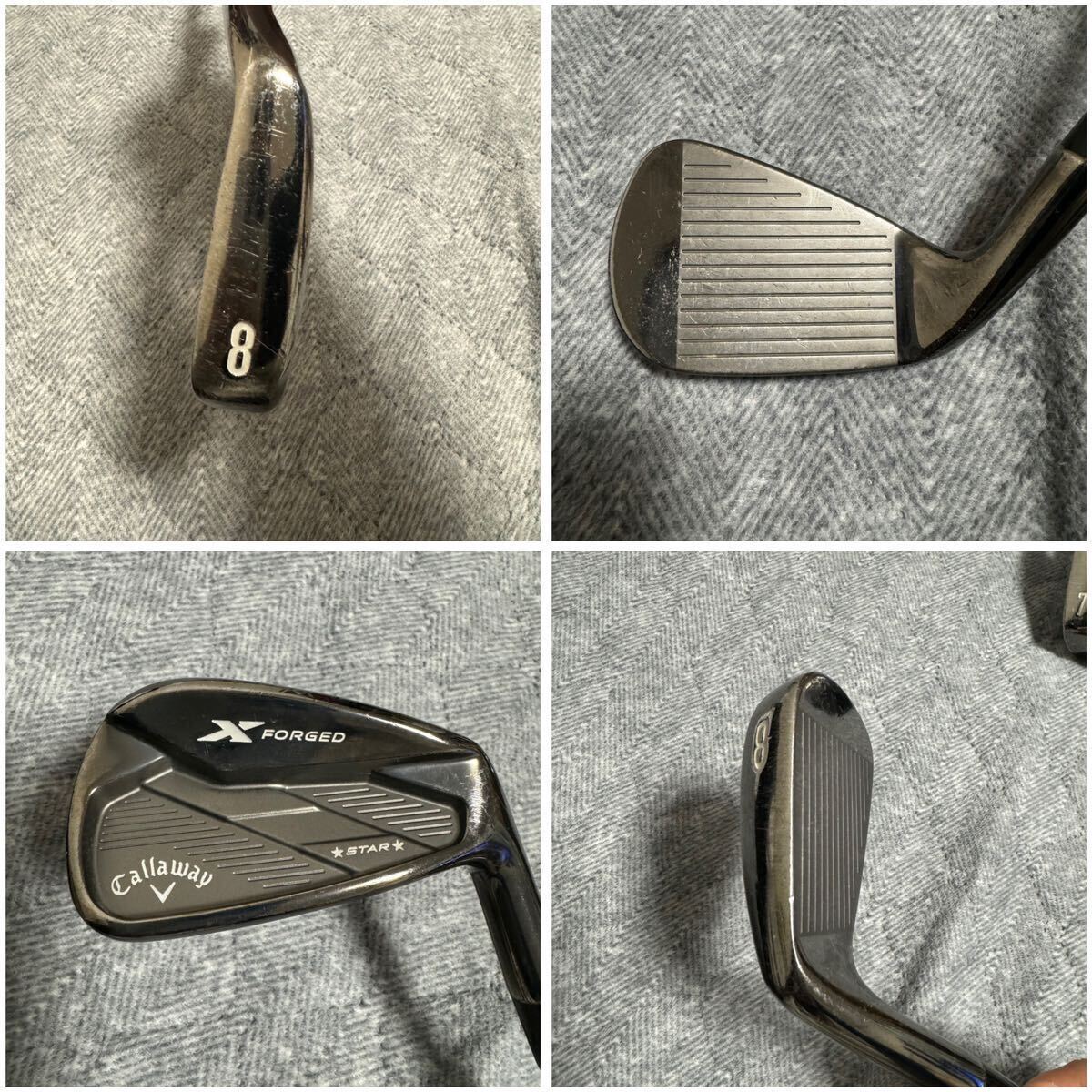 Callaway X FORGED STAR smoke 5~P 6本セット(2019)_画像7