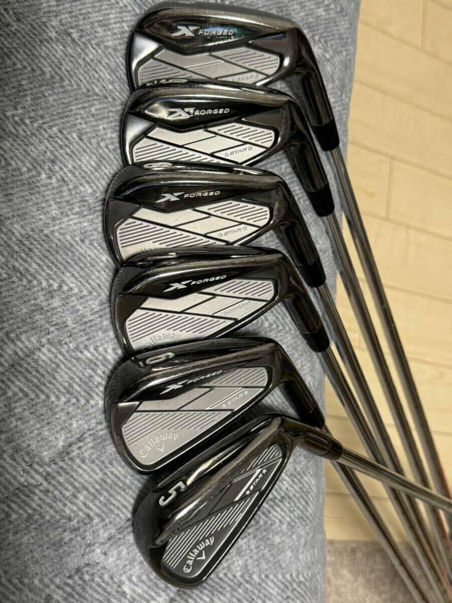 Callaway X FORGED STAR smoke 5~P 6本セット(2019)_画像1