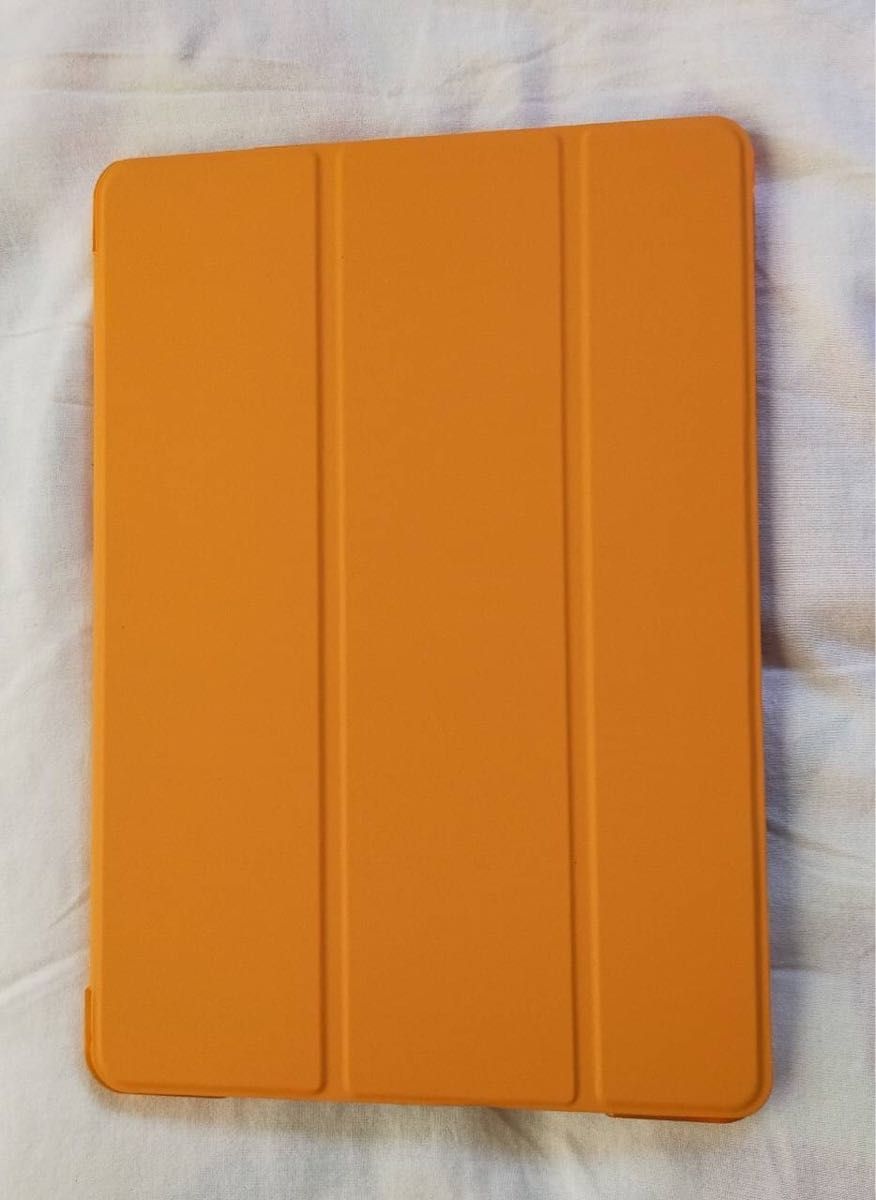 iPad カバー ケース 10.2インチ 第9世代  シンプル　オレンジ