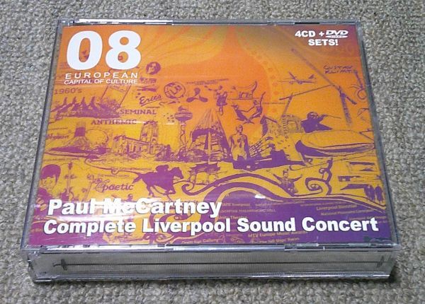 輸入盤4CD+1DVD：BEATLES/PAUL MCCARTNEY/COMPLETE LIVERPOOL SOUND CONCERT/JUNE 1,2008/SBD/PICCADILLY CIRCUSの画像1