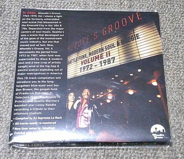 輸入盤1CD：WHEEDLE’S GROOVE VOLUME II 1972-1987/SEATTLE FUNK, MODERN SOUL & BOOGIE/LIGHT IN THE ATTIC/紙ジャケ仕様_画像1