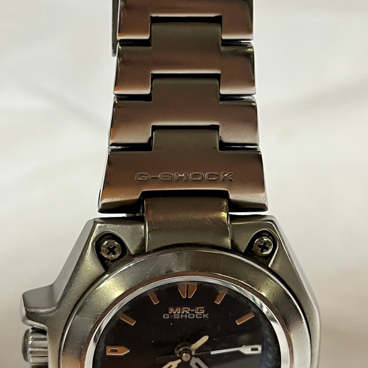 NR999 G-SHOCK CASIO カシオ 腕時計 MR-G 時計 シルバー WATER 20 BAR RESIST 1739 JAPAN A 715857_画像9