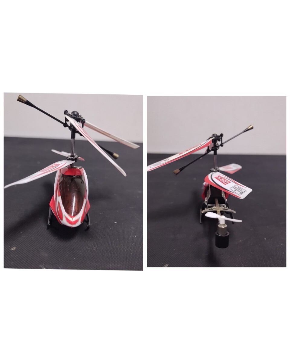 NR1112 ヘリコプター ラジコン トップフライII 小型ヘリ miniX オモチャ 動作未確認 2点セット まとめ 赤外線 ミニ 玩具 の画像8