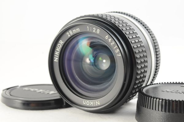 ★超美品★Nikon Ai-S NIKKOR 28mm F2.8 使用感の少ない非常に綺麗な外観！光学カビ、クモリなし！0312