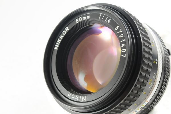 ★超美品★NIKON ニコン NIKKOR 50mm F1.4 清潔感溢れる非常に綺麗な外観！クリアーな光学！0318_画像9