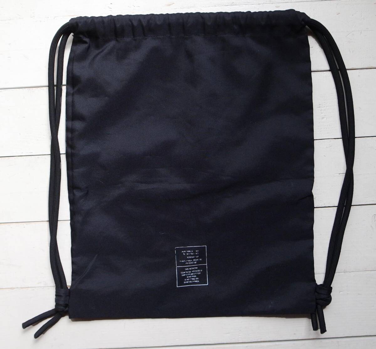 FreshService フレッシュサービス UTILITY GYM SACK ジムサック/ナップサック/リュックサック/バッグ 黒 15 サウナバッグ_画像2