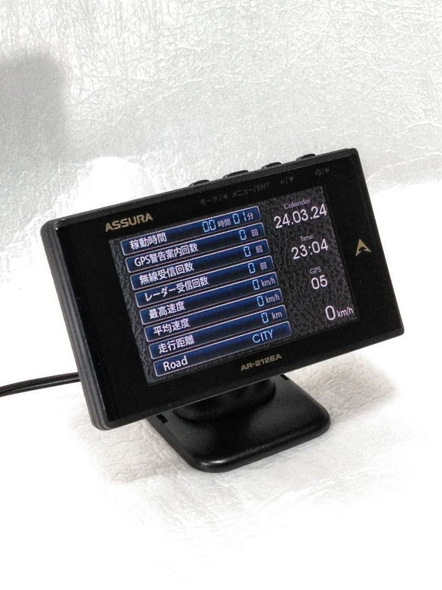 セルスター GPSレーダー探知機　AR-212EA 最新データ更新済み　移動式小型オービスポイント対応　OBD表示　マイクロSD付
