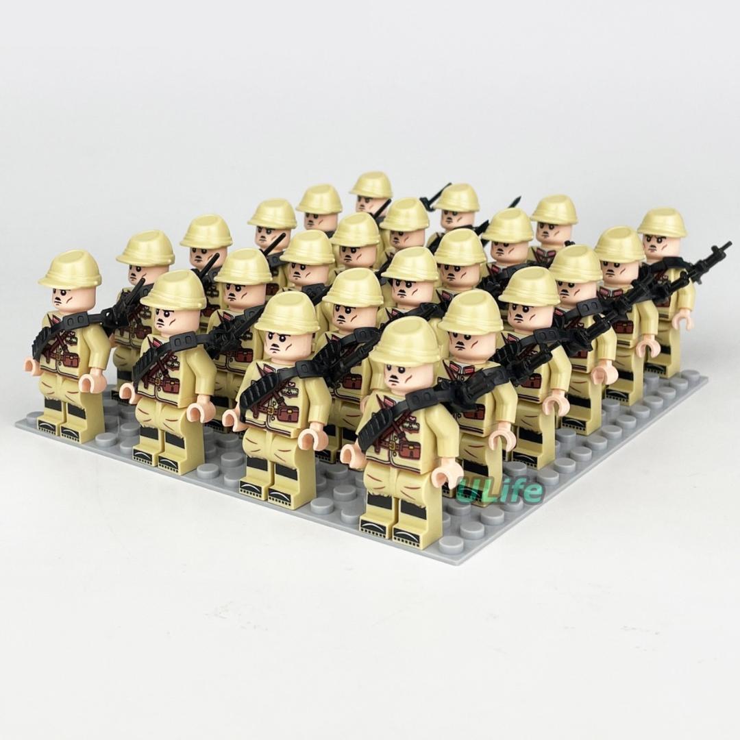 24体セット LEGO レゴ互換ミニフィグ WW2 第二次世界大戦 日本軍 ミリタリー 武器 まとめ売り 大日本帝国軍 送料無料 匿名配送_画像4