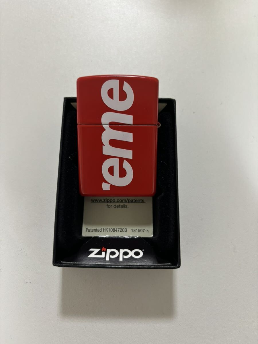 超美品！！ZIPPO ジッポ オイルライター シュプリーム Zippo 喫煙具 B+ランクの画像2