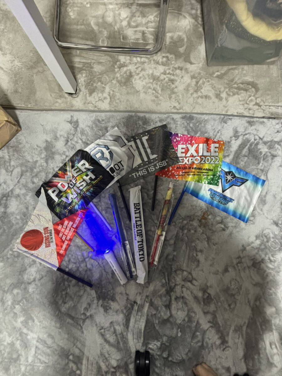 ［1円スタート］3代目　EXILE グッズ　フラッグ　フラッググッズ　Bランク_画像1